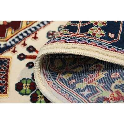 فرش ماشینی عرش طرح گلنار کرم
