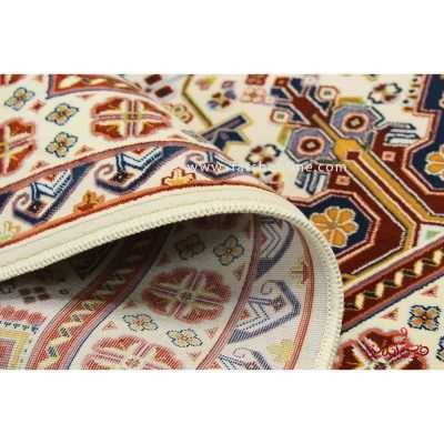 فرش ماشینی عرش طرح گیسو کرم
