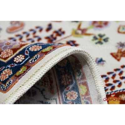 فرش ماشینی عرش طرح ققنوس کرم