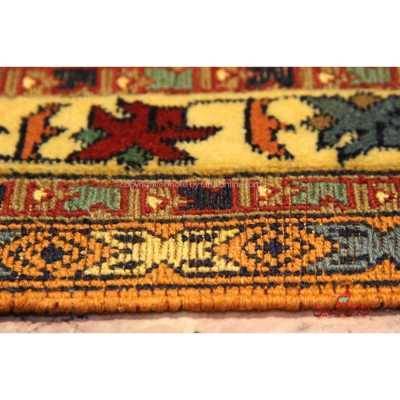 گلیم فرش دستباف سیرجان نارنجی کد 106715
