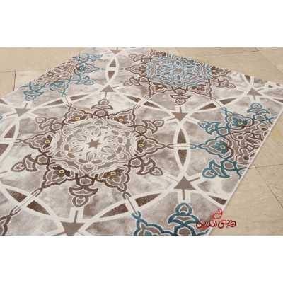 فرش ماشینی  ساوین کد 1509 آبی