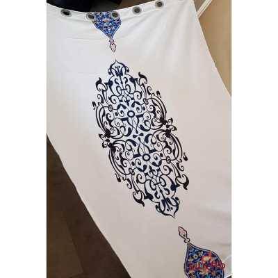 پرده 2عددی سنتی اسلیمی کد 2230