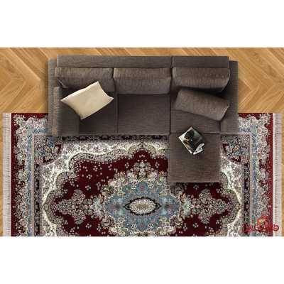 فرش نگین مشهد کد 28014 لاکی