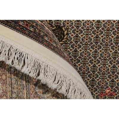فرش نگین مشهد طرح 2520 رنگ کرم