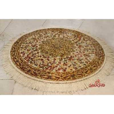 فرش گرد عرش طرح رزکرم