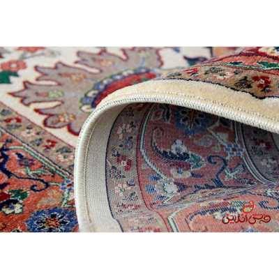 فرش پاتریس طرح لوتوس کرم