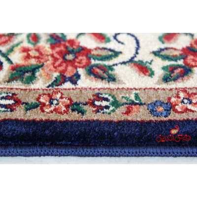 فرش پاتریس طرح گلفرنگ سرمه ای