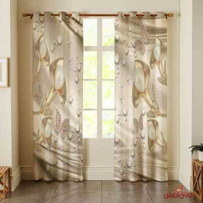 روتختی طرح مروارید و پروانه  کد 2620