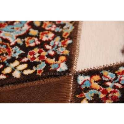 فرش گرد پوست و چرم 2288