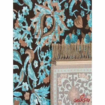 فرش ماشینی عرش طرح بهراد آبی