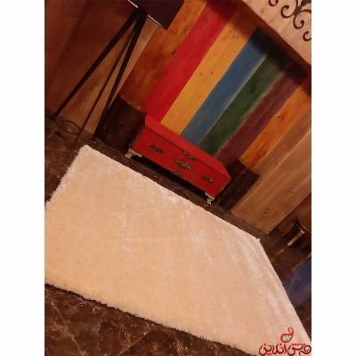 فرش شگی نخ تری دی ترک کرم