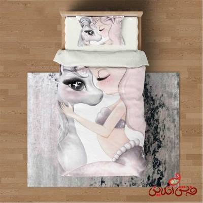 روتختی طرح پری دریایی و اسب تک شاخ کد 2957