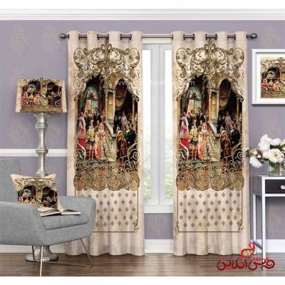 پرده مدرن طرح عروسی فرانسوی کد 3512
