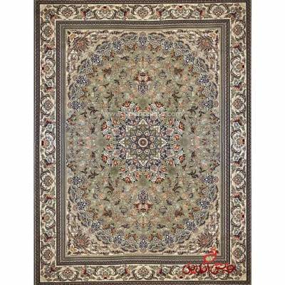 فرش ماشینی شاهکار صفویه 5666 خاکستری