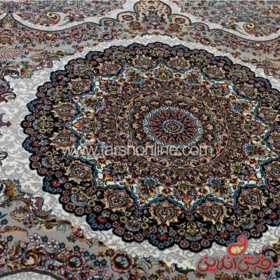 فرش نگین مشهد طرح 2580 فیلی