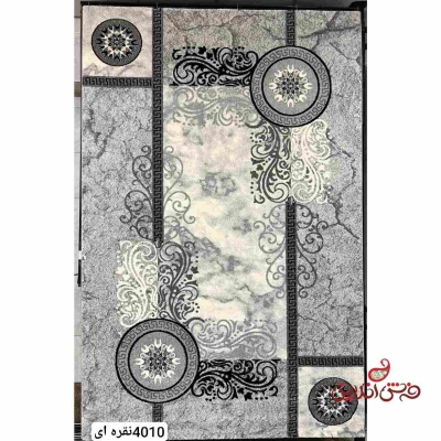 فرش ماشینی ساوین کلکسیون ویژن 4010 نقره ای
