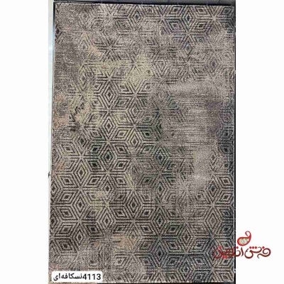 فرش ماشینی ساوین کلکسیون ویژن 4113 نسکافه ای