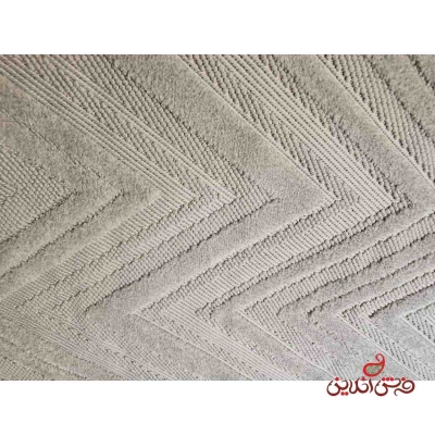 فرش ماشینی تاپ لوپ کد 1111 نقره ای