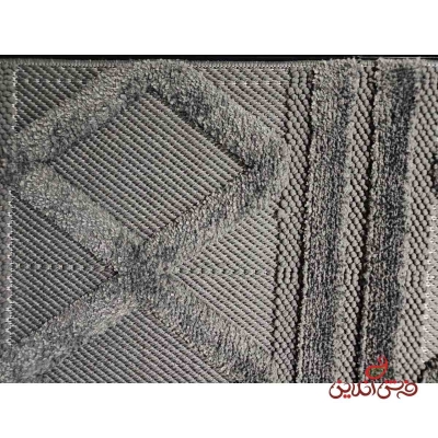فرش ماشینی تاپ لوپ کد 1115 طوسی